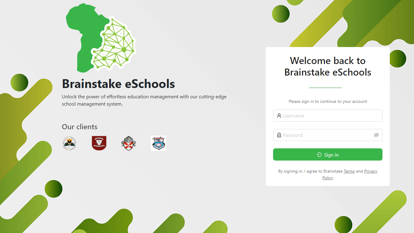 Brainstake eSchools web app